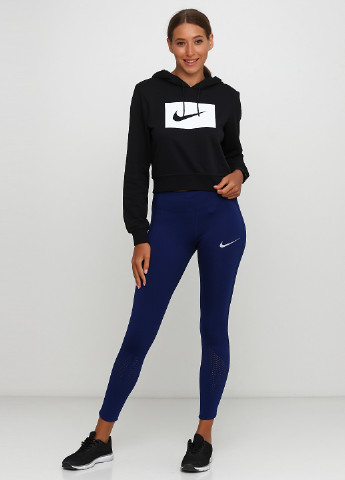 Синие демисезонные леггинсы Nike