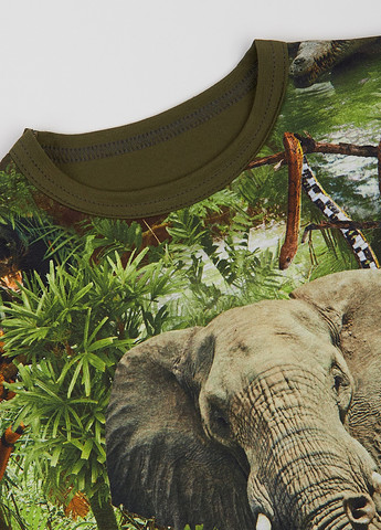 Хаки (оливковая) летняя футболка ArDoMi