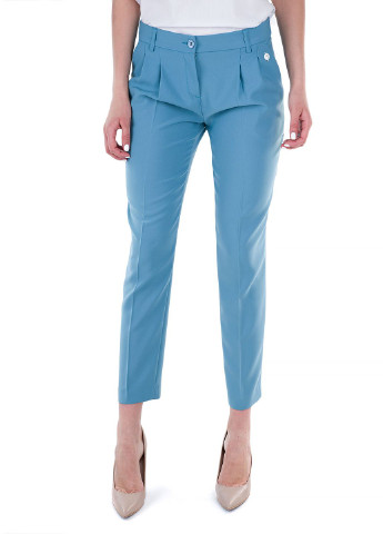 Голубые летние брюки Trussardi Jeans