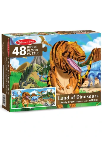 Пазл Мега "Країни динозаврів", 48 елементів (MD10442) Melissa&Doug (249984404)