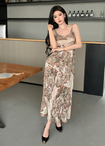 Летний женский сарафан SHEIN в цветочек