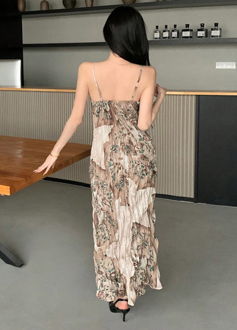 Летний женский сарафан SHEIN в цветочек