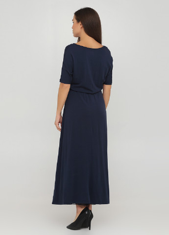 Темно-синее кэжуал платье Garnet Hill однотонное