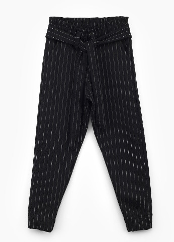 Черные кэжуал демисезонные брюки Adk