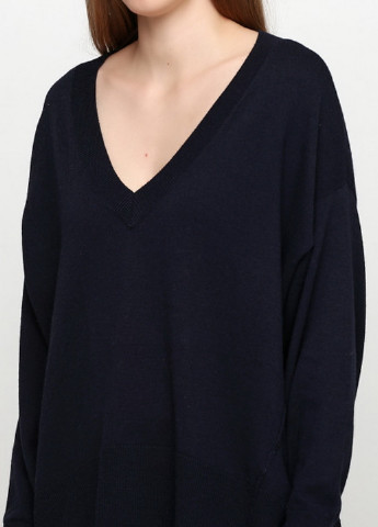 Темно-синій демісезонний пуловер пуловер H&M