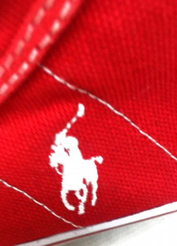 Красные кеды Ralph Lauren