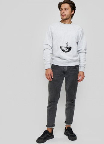 Серый свитшот мужской YAPPI (198688851)