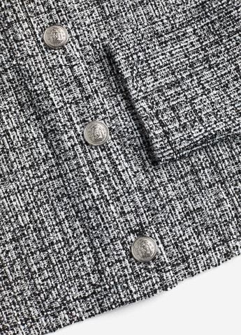 Черно-белый демисезонный кардиган H&M