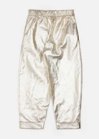 Золотые кэжуал летние джоггеры брюки Zara