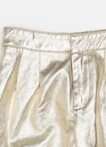 Золотые кэжуал летние джоггеры брюки Zara