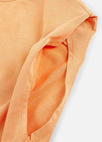 Оранжевое кэжуал платье платье-футболка Tommy Hilfiger с надписью