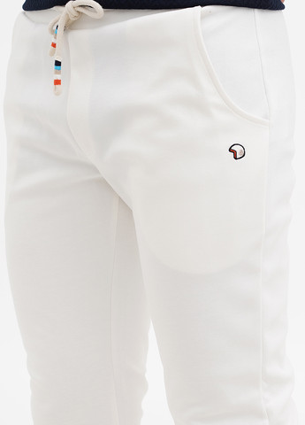 Белые спортивные демисезонные джоггеры брюки Benson & Cherry
