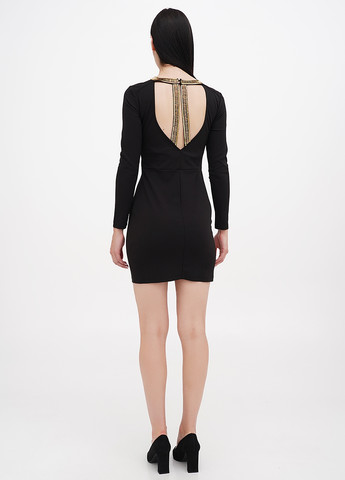 Чорна вечірня, кежуал сукня силуетна H&M однотонна