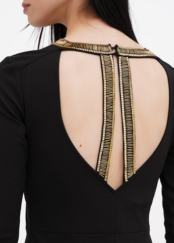 Чорна вечірня, кежуал сукня силуетна H&M однотонна