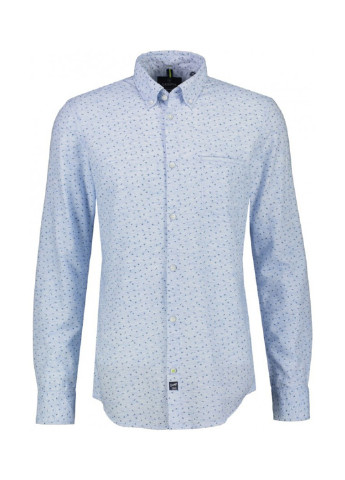 Голубой кэжуал рубашка с абстрактным узором Lerros