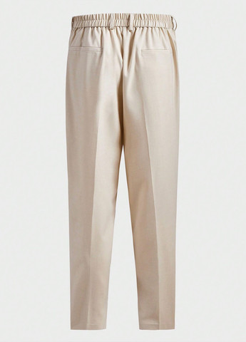 Світло-бежевий демісезонний костюм (піджак, штани) брючний SHEIN