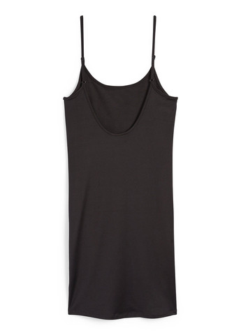 Чорна кежуал сукня сукня-майка, з відкритою спиною C&A однотонна