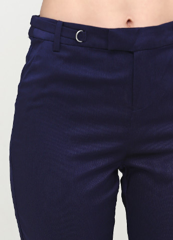 Темно-синие кэжуал демисезонные зауженные брюки Only