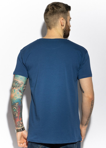 Темно-синя футболка Time of Style