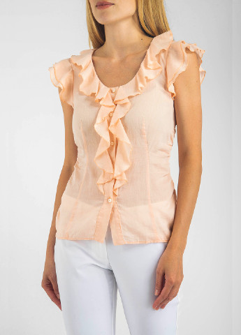 Персиковая летняя блуза Pinko