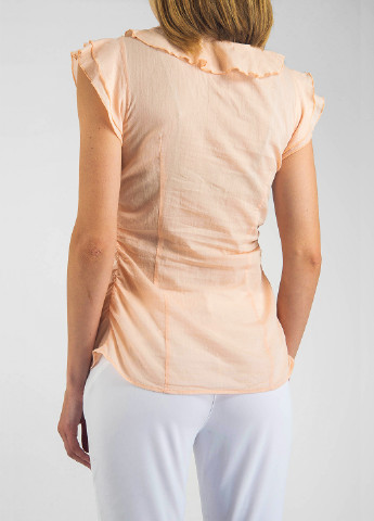 Персиковая летняя блуза Pinko