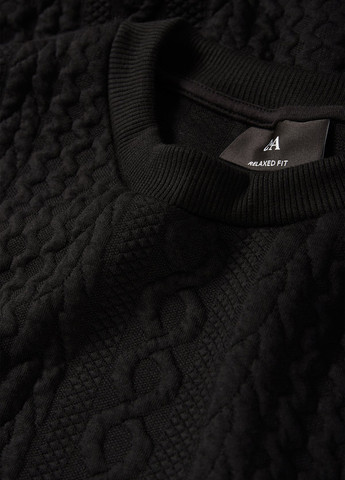 Черный свитшот C&A однотонный без декора (362192974)