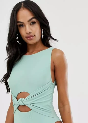 Мятный летний купальник Asos