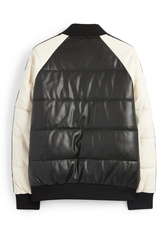 Черная демисезонная куртка C&A