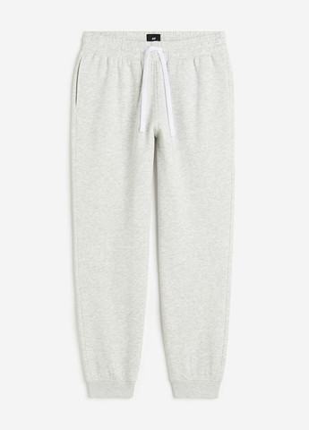 Светло-серые спортивные демисезонные джоггеры брюки H&M