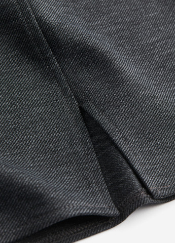 Темно-серая кэжуал меланж юбка H&M а-силуэта (трапеция)