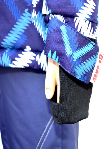Синий зимний зимний костюм (куртка+полукомбинезон) из мембранной ткани Be easy