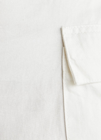 Белые кэжуал летние брюки Bershka
