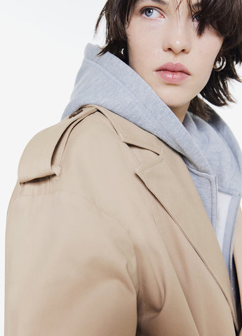 Плащ H&M тренчкот на гудзиках демісезон (314847862)