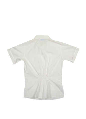 Белая блузка с коротким рукавом Ubaldin летняя