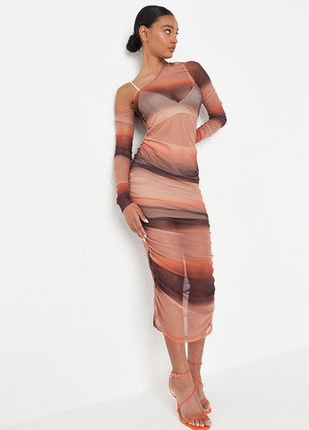 Комбинированное кэжуал платье Missguided градиентное ("омбре")