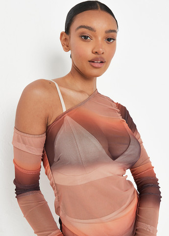 Комбинированное кэжуал платье Missguided градиентное ("омбре")