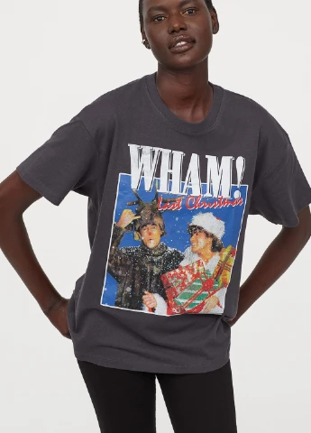 Світло-синя футболка H&M