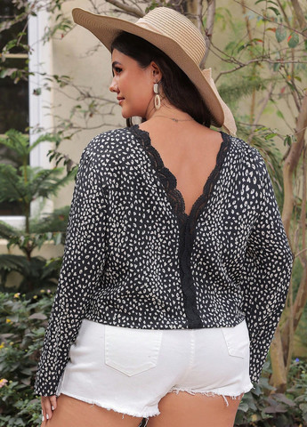 Чорно-біла блуза SHEIN