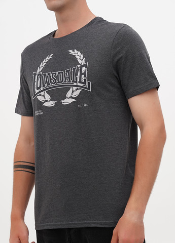 Сіра футболка Lonsdale