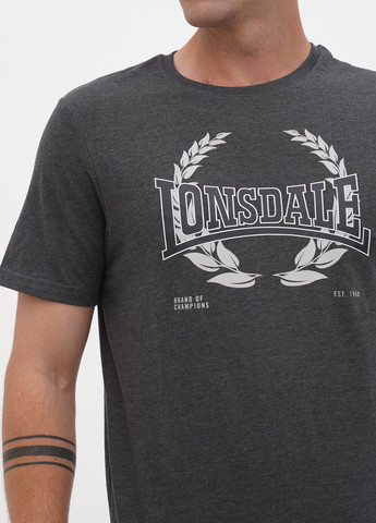 Сіра футболка Lonsdale