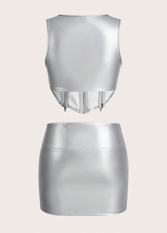 Костюм (топ, спідниця) SHEIN (367802264)