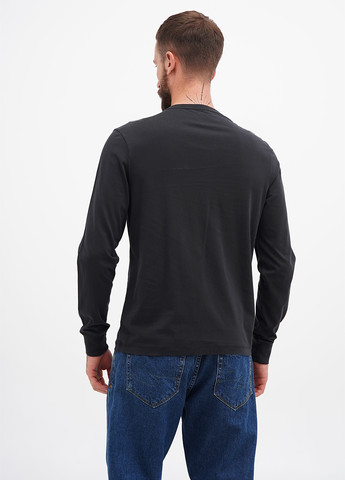 Черный демисезонный кэжуал лонгслив J.Crew однотонный