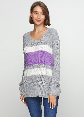 Светло-серый демисезонный пуловер пуловер Eser