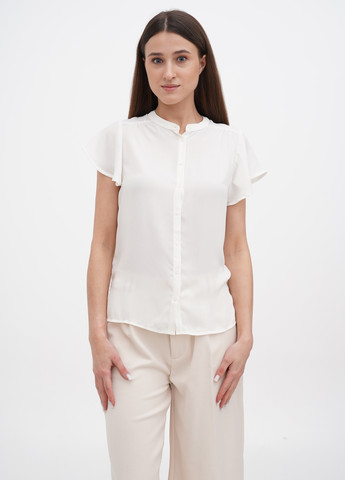 Белая летняя блуза Terranova