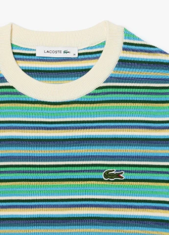 Комбинированный летний джемпер джемпер Lacoste