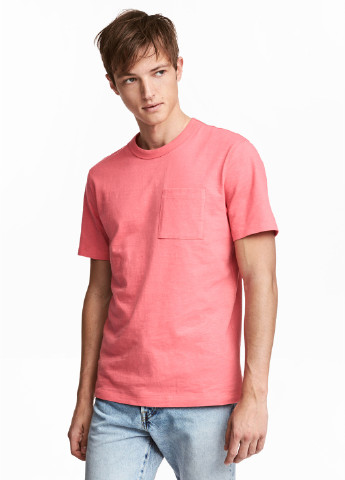 Рожева футболка H&M
