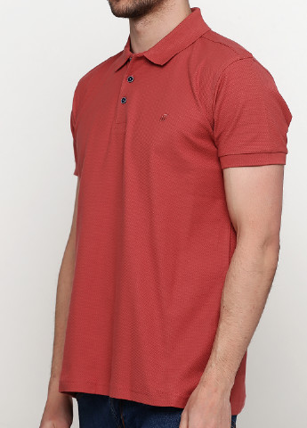 Коралловая футболка-поло для мужчин Vip Ston однотонная