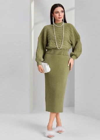 Костюм (джемпер, спідниця) SHEIN (316758281)