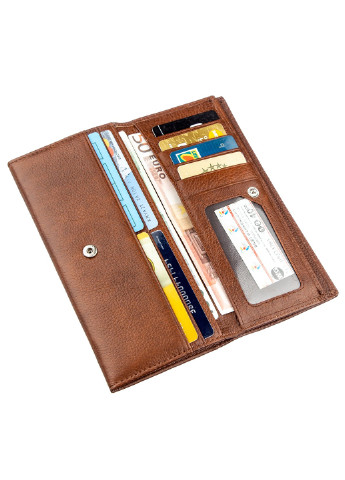 Жіночий шкіряний гаманець-візитниця 10х18,5 см st leather (252131472)