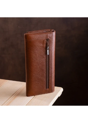 Жіночий шкіряний гаманець-візитниця 10х18,5 см st leather (252131472)